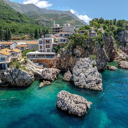 Blanche Cliff Apartments Sveti Stefan Esterno foto