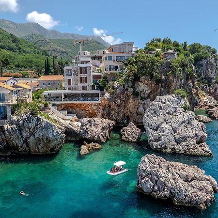 Blanche Cliff Apartments Sveti Stefan Esterno foto