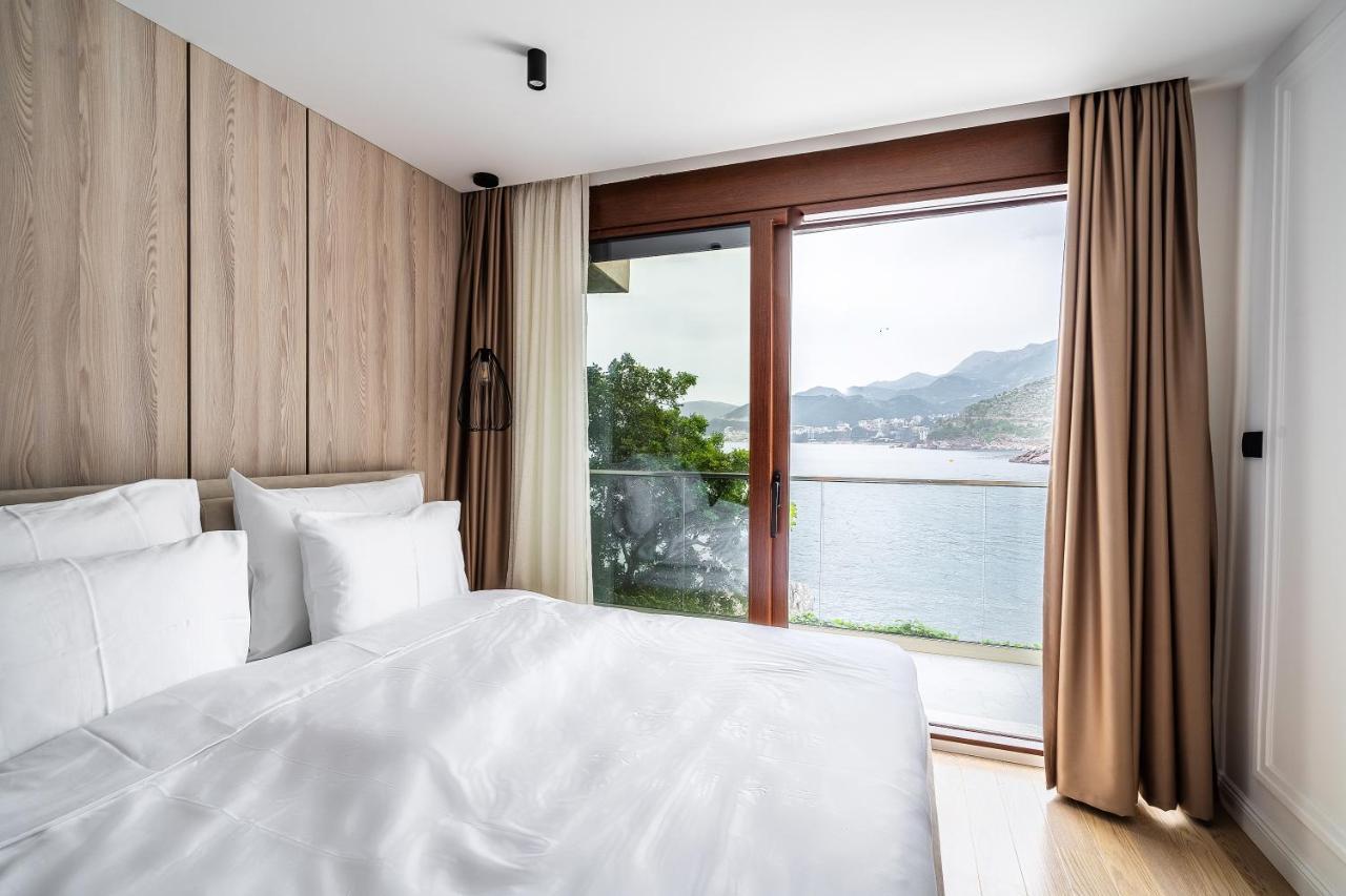 Blanche Cliff Apartments Sveti Stefan Esterno foto