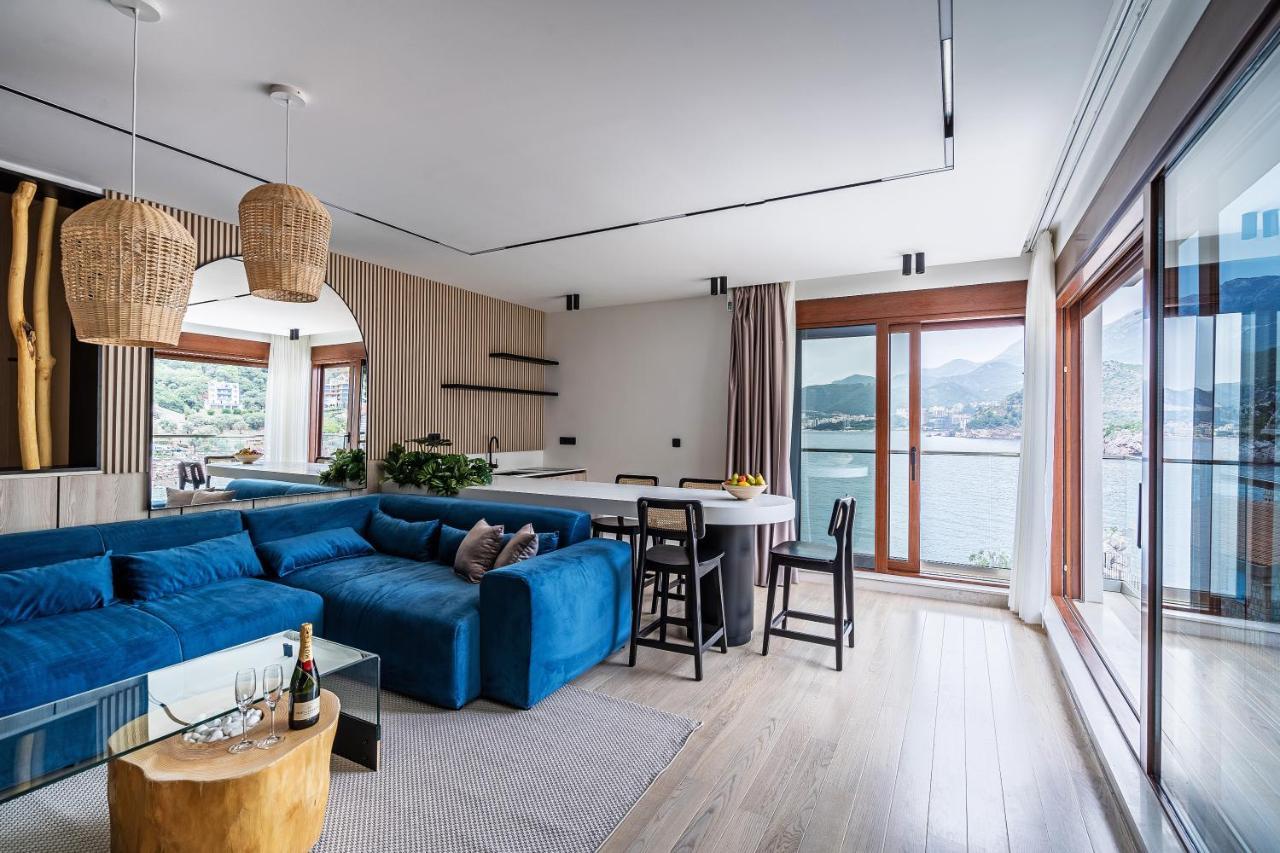 Blanche Cliff Apartments Sveti Stefan Esterno foto