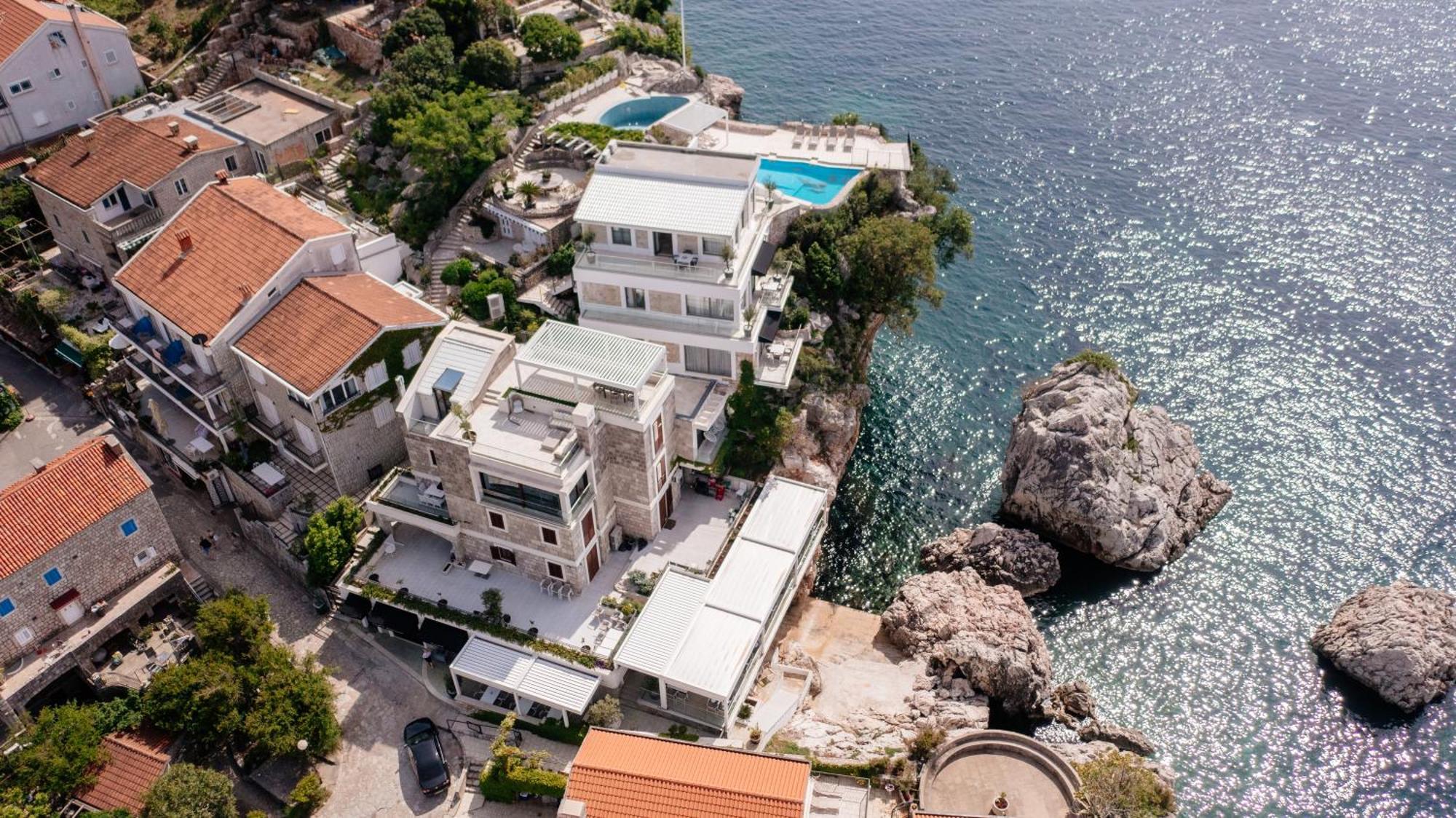 Blanche Cliff Apartments Sveti Stefan Esterno foto