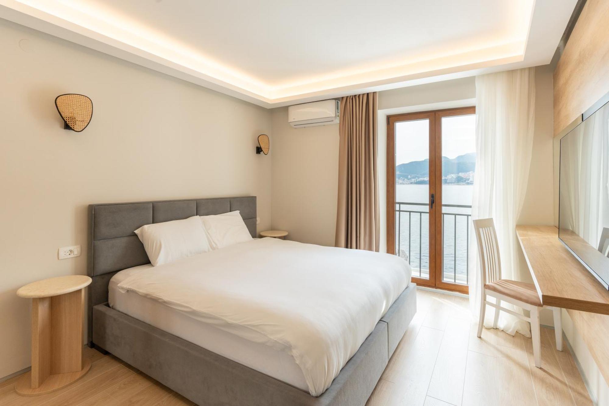 Blanche Cliff Apartments Sveti Stefan Esterno foto